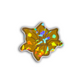 Gold Flower Cracked Ice