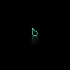 GITD Carolina Blue Vial