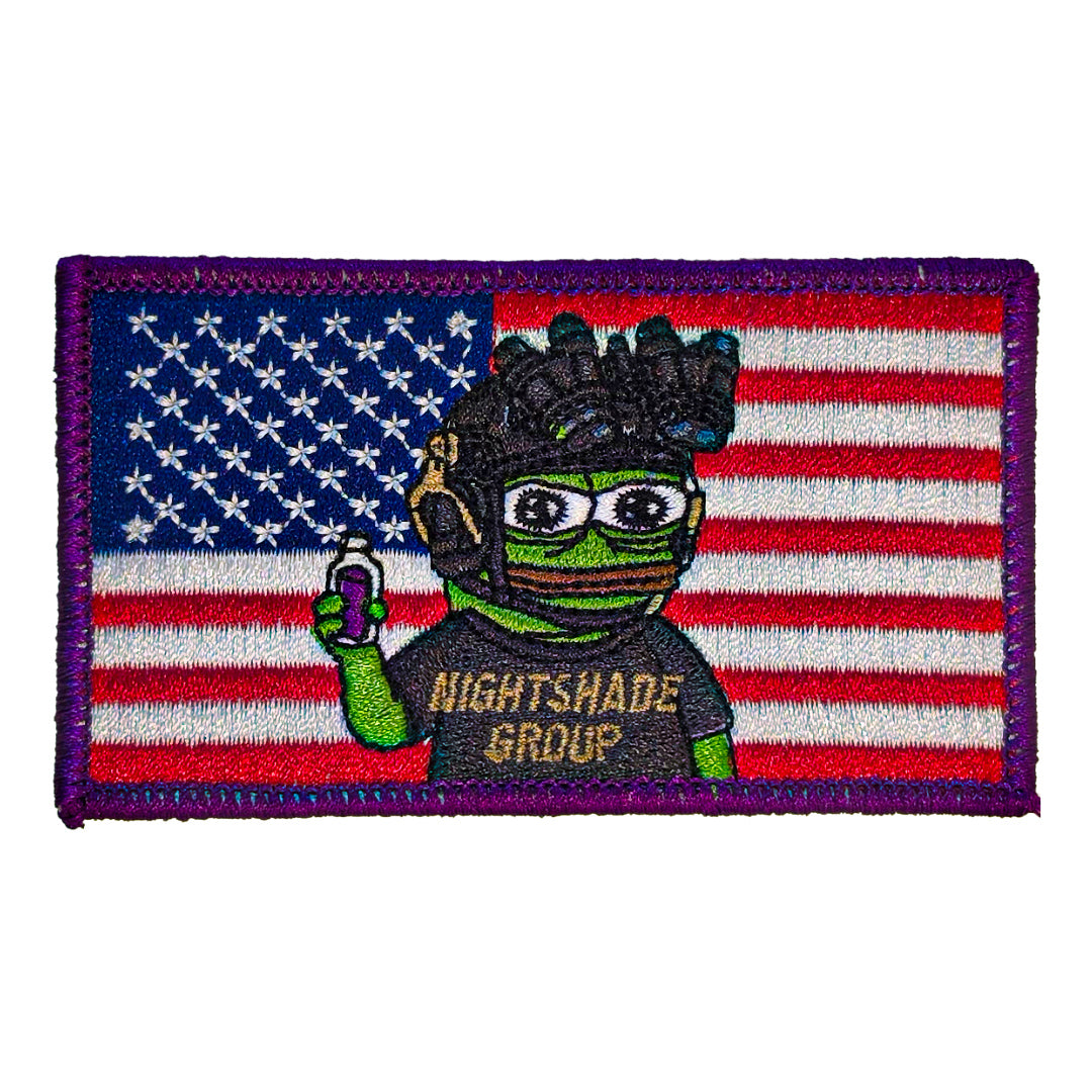 Pepe USA Flag Patch