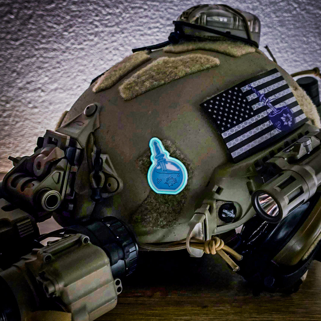GITD Carolina Blue Vial