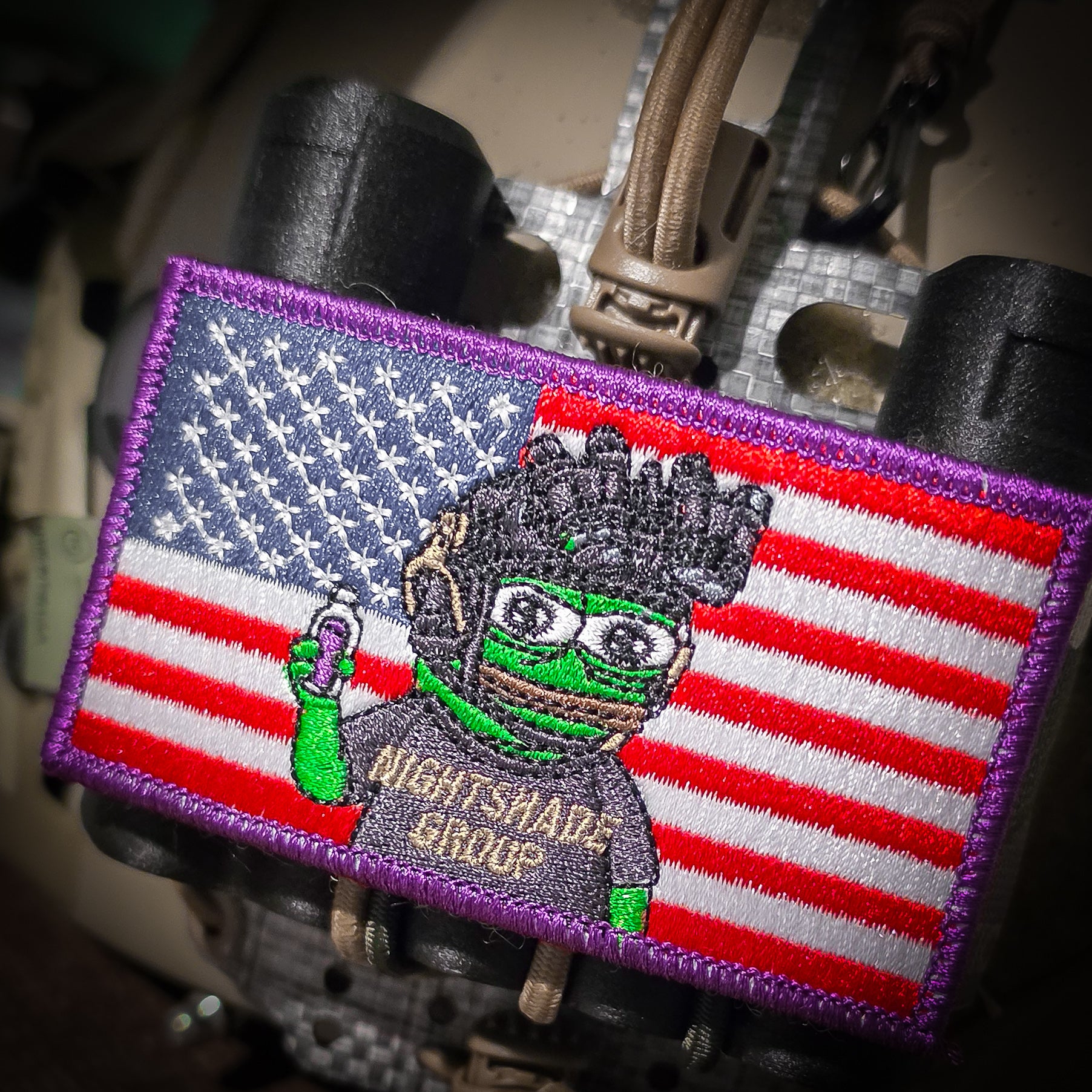 Pepe USA Flag Patch