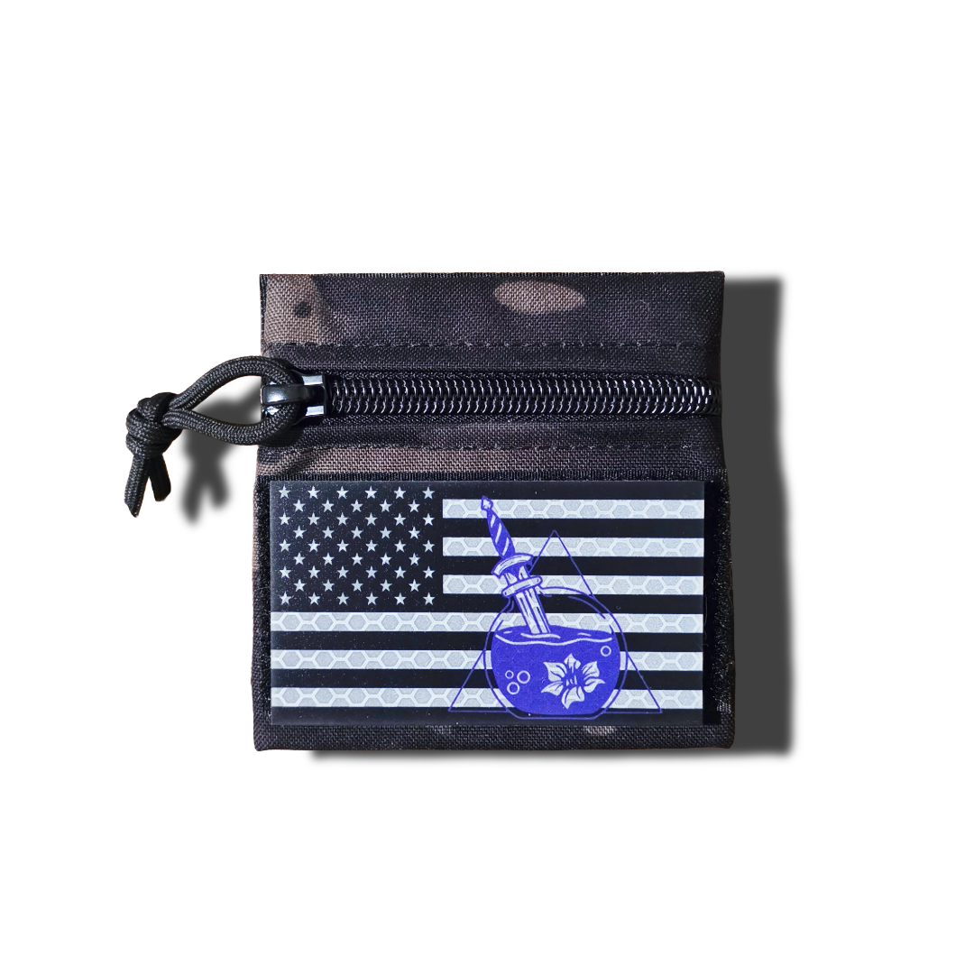 NSG Logo USA Flag Reflective - Purple Blast
