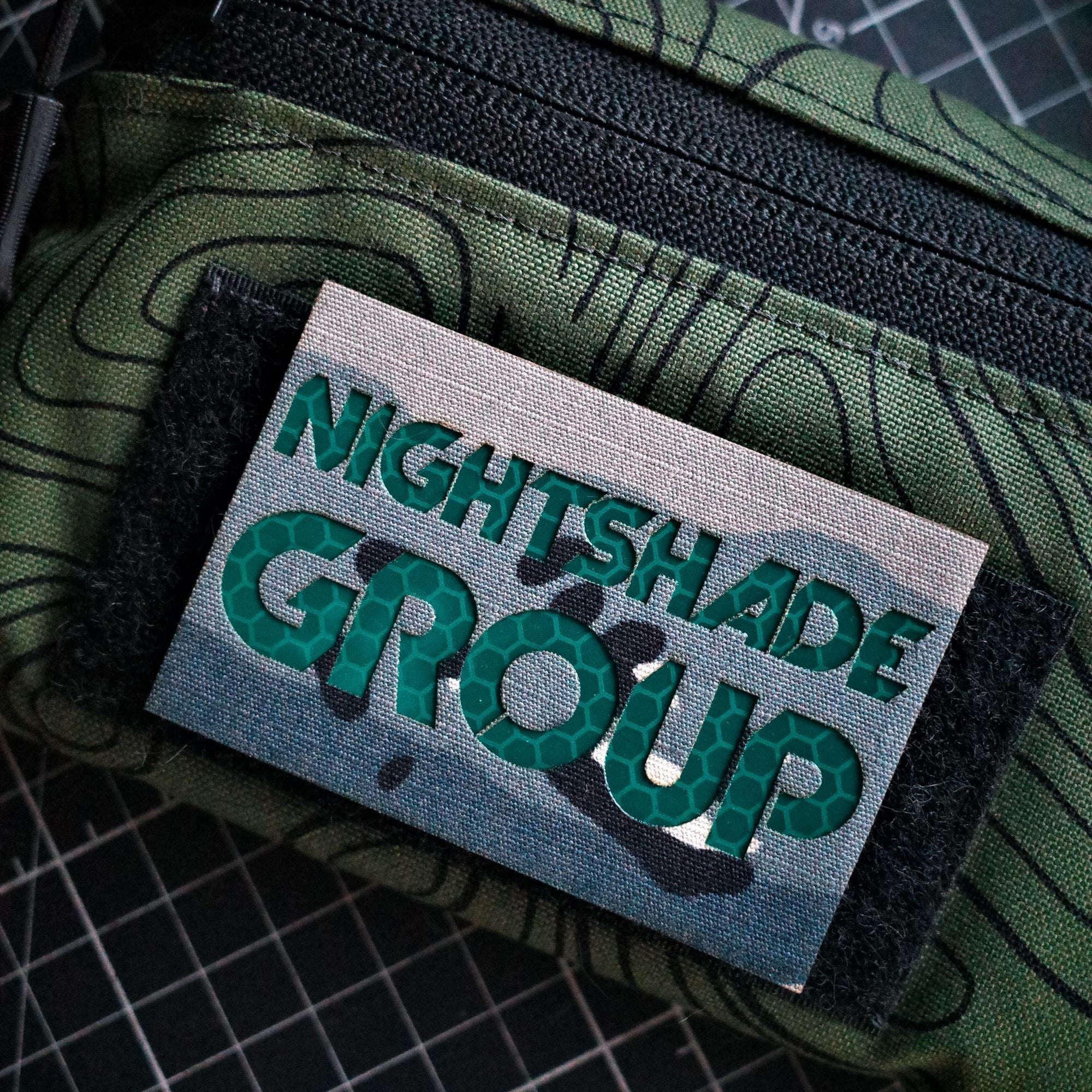 NSG Reflective Patch - Blueberry Chip - Green