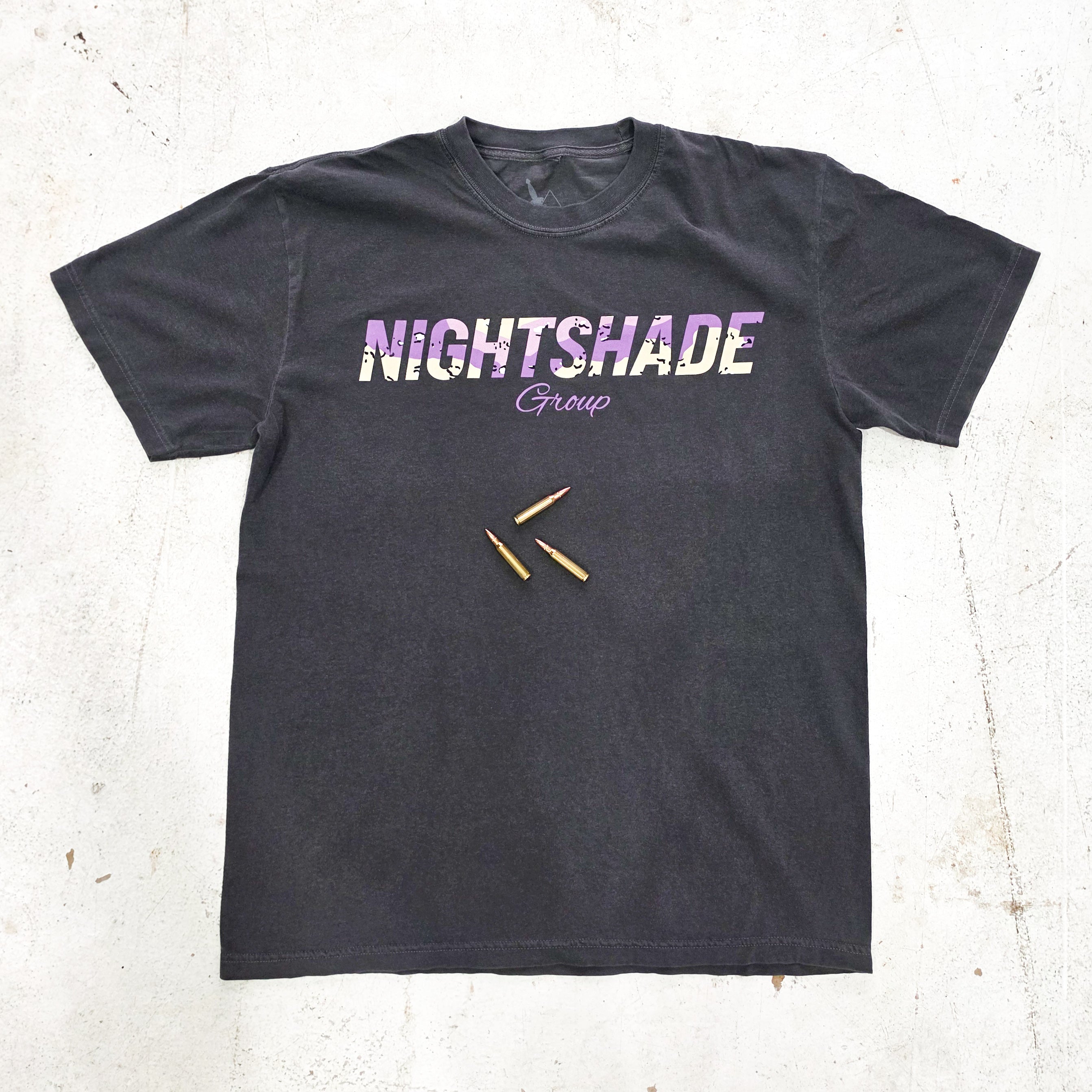 Purple Chip Typography Tee - Pepper