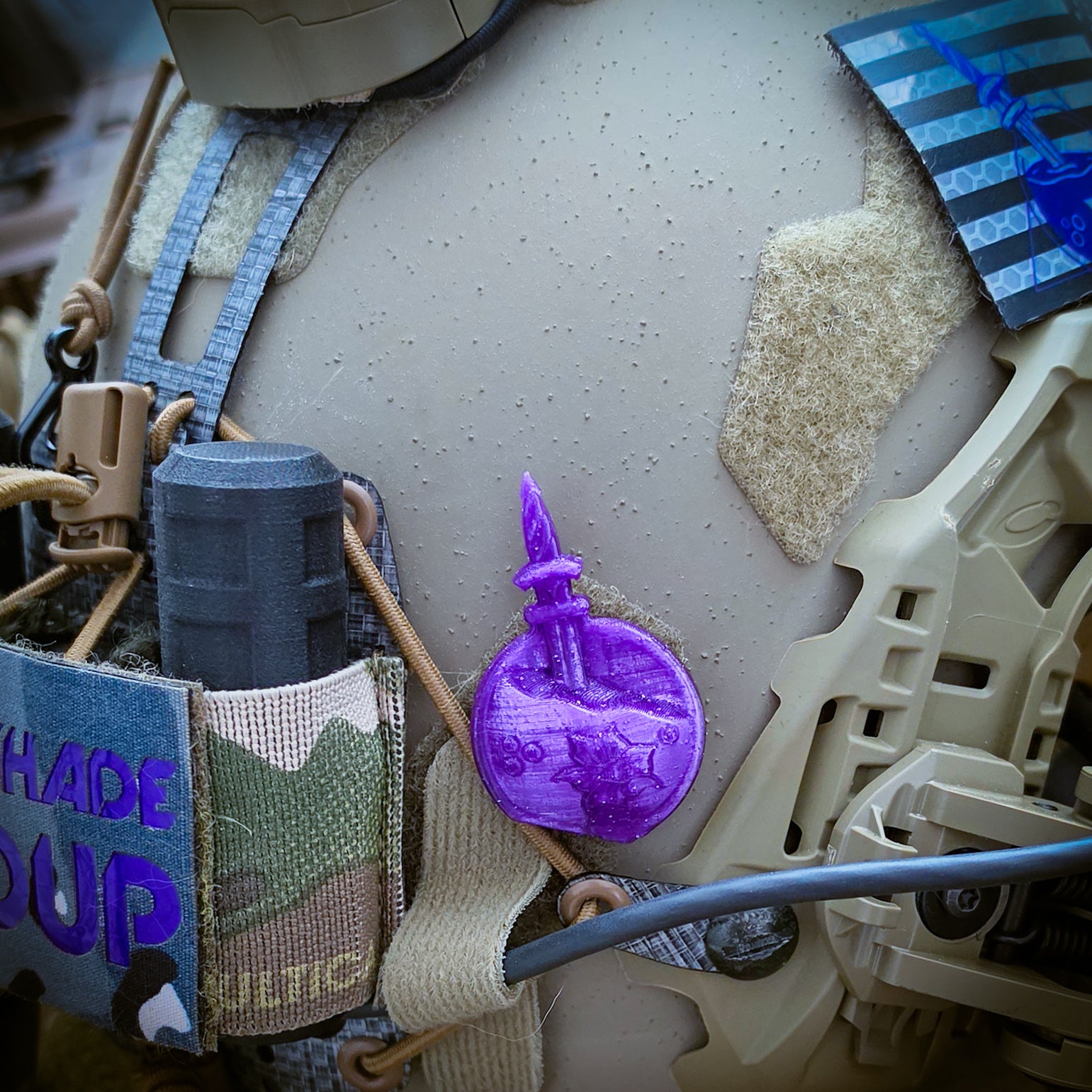 Purple Galaxy IFF Vial Marker