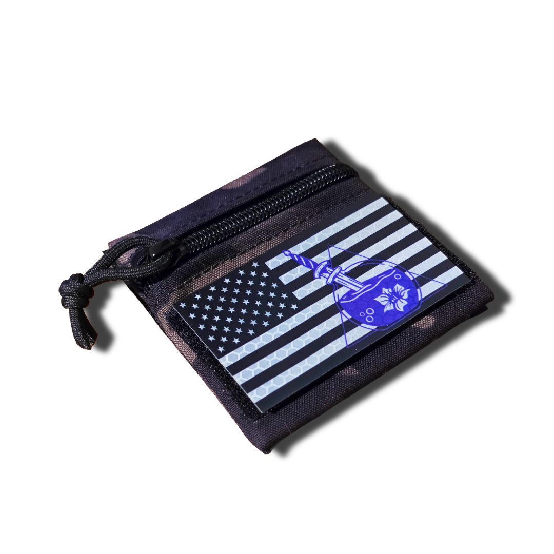 NSG Logo USA Flag Reflective - Purple Blast