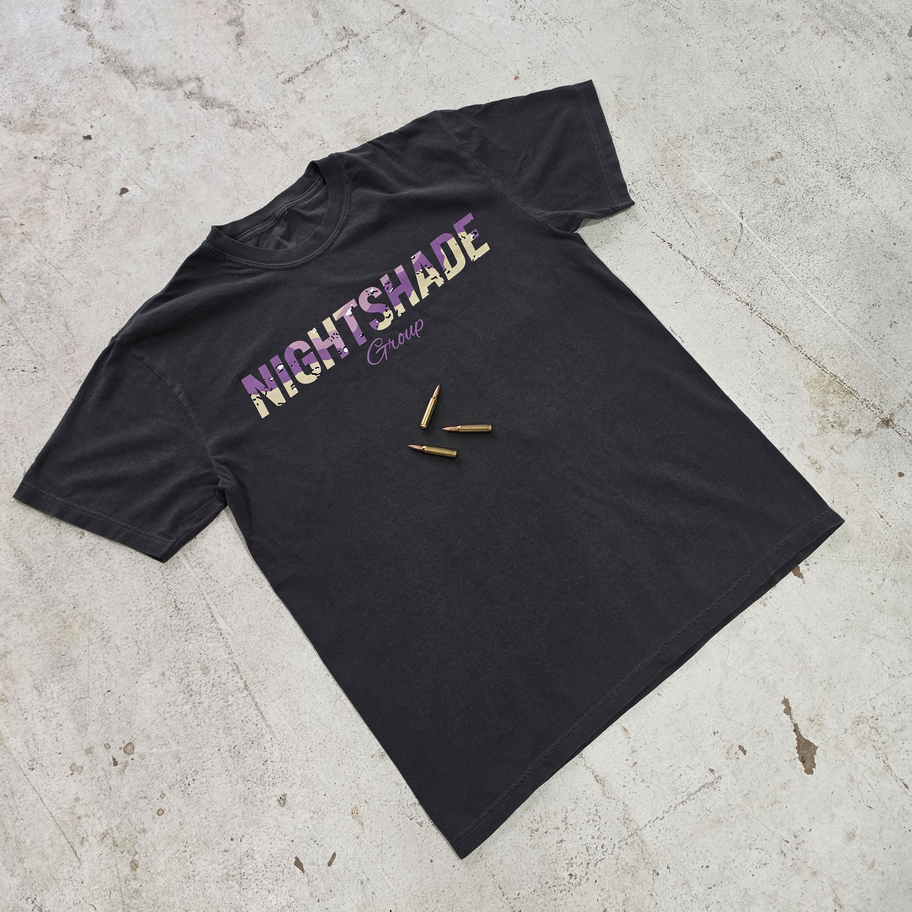 Purple Chip Typography Tee - Pepper