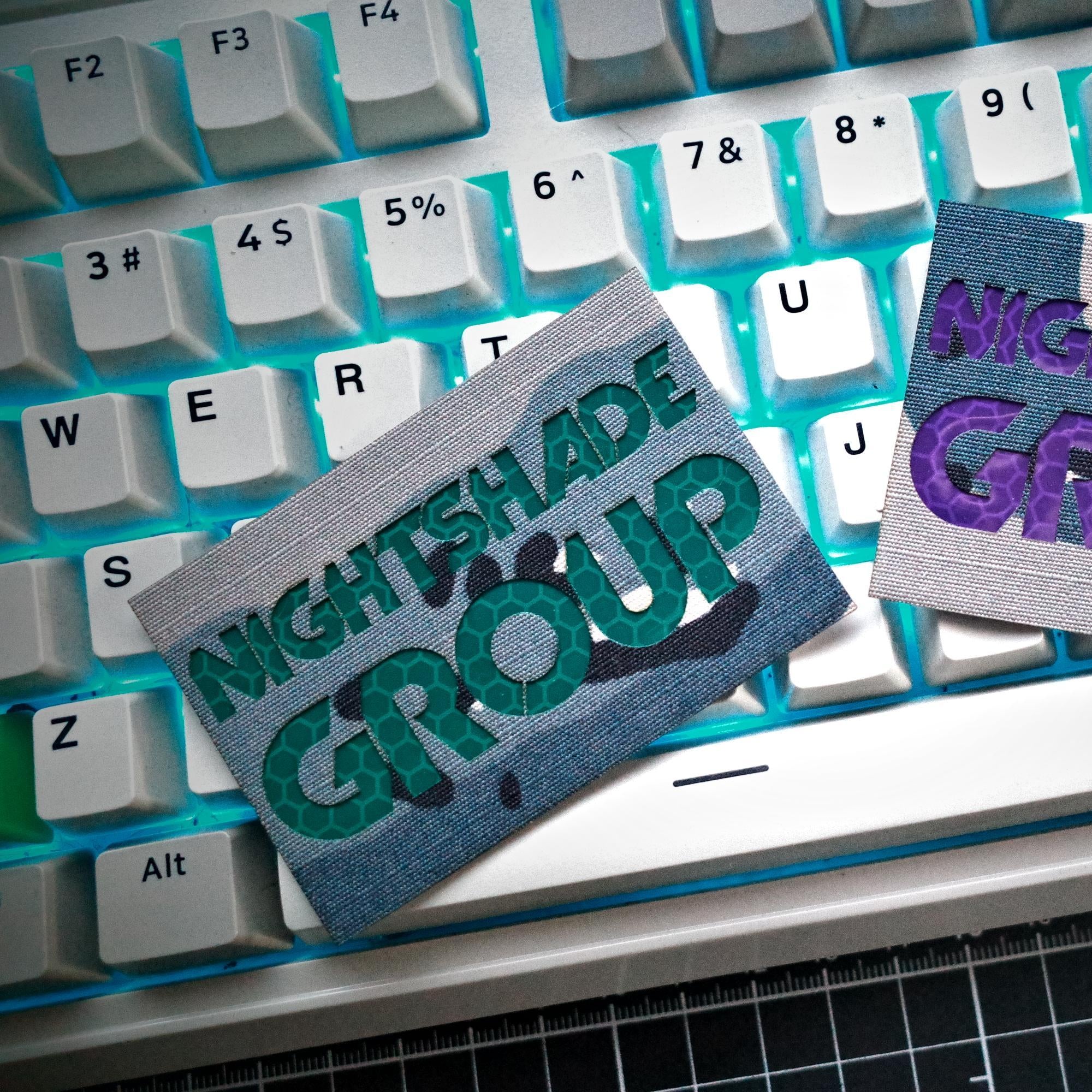 NSG Reflective Patch - Blueberry Chip - Green