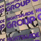 NSG Reflective Patch - Blueberry Chip - Purple
