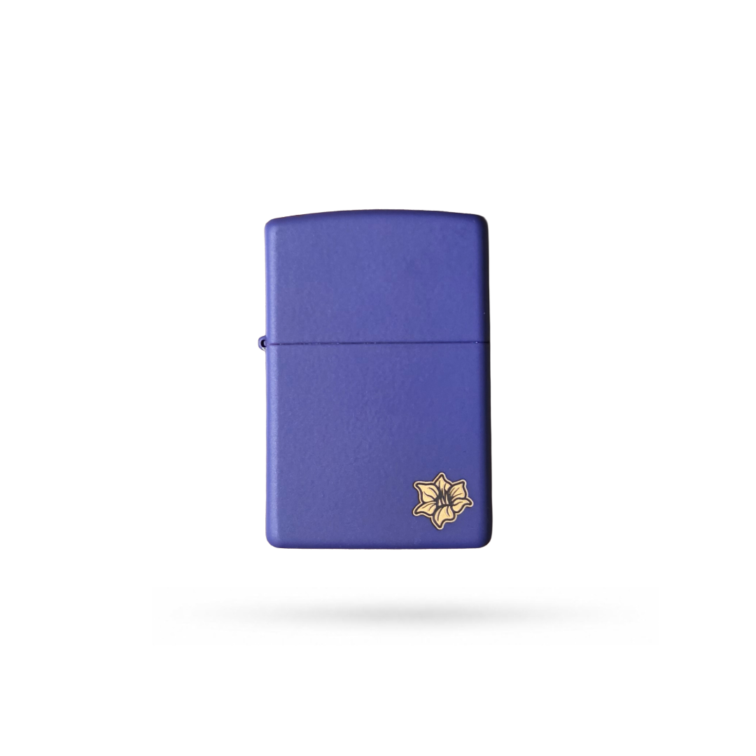 Nightshade Flower Purple Zippo - PREORDER